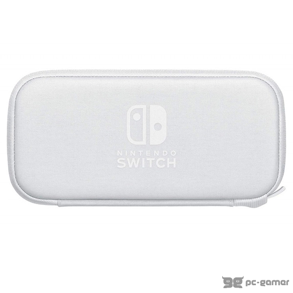 Nintendo Switch Lite Carry Case + Screen Protector black-white
