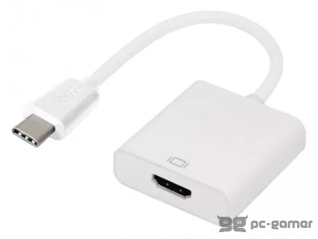 E-GREEN E-GREEN Adapter USB 3.1 tip C (M) - HDMI (F) beli