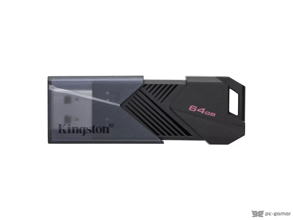 KINGSTON USB DISK DataTraveler Exodia Onyx 64GB USB 3.2 Black, Moving cap design
