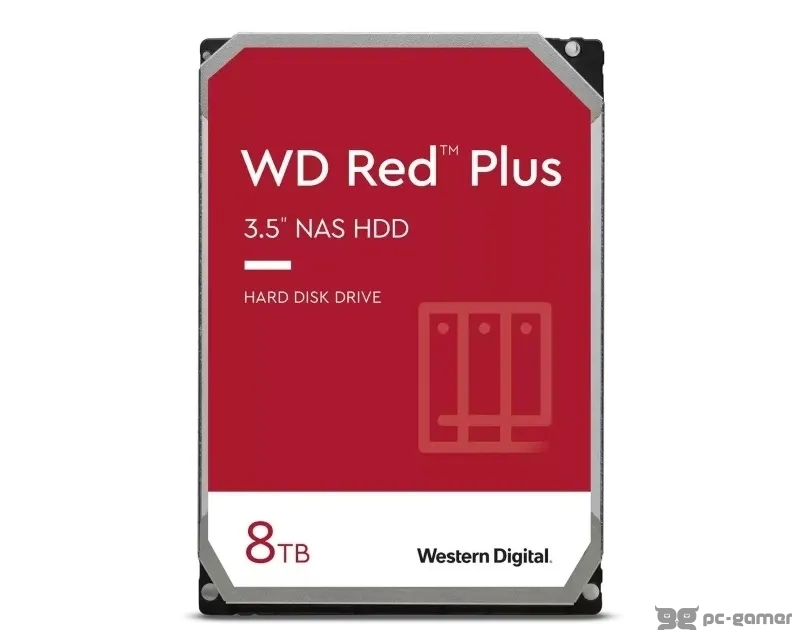 WD 8TB 3.5 WD80EFZZ Red Plus NAS