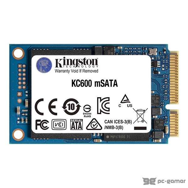 KINGSTON 256GB mSATA SSKC600MS/256G SSD KC600 series