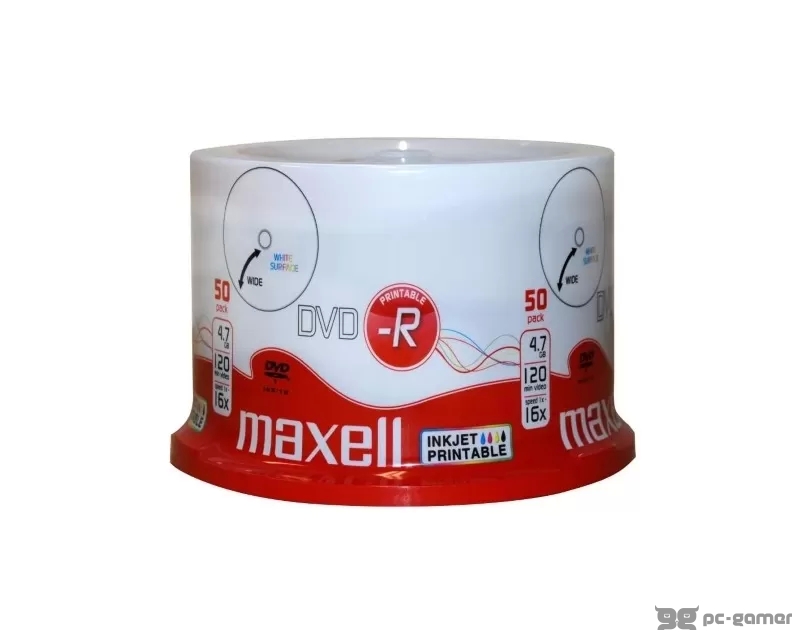 MAXELL DVD-R Printabile 4.7GB 1/50