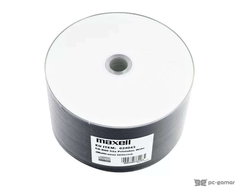 MAXELL CD-R Printabile 700MB 50/1, celofan