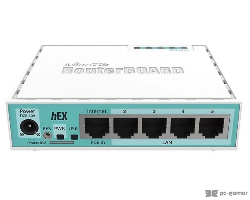 MIKROTIK RouterBOARD RB750Gr3 heX ruter