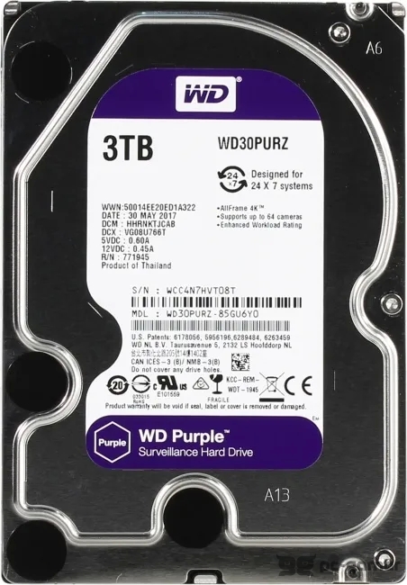  Western Digital 3TB - WD30PURZ