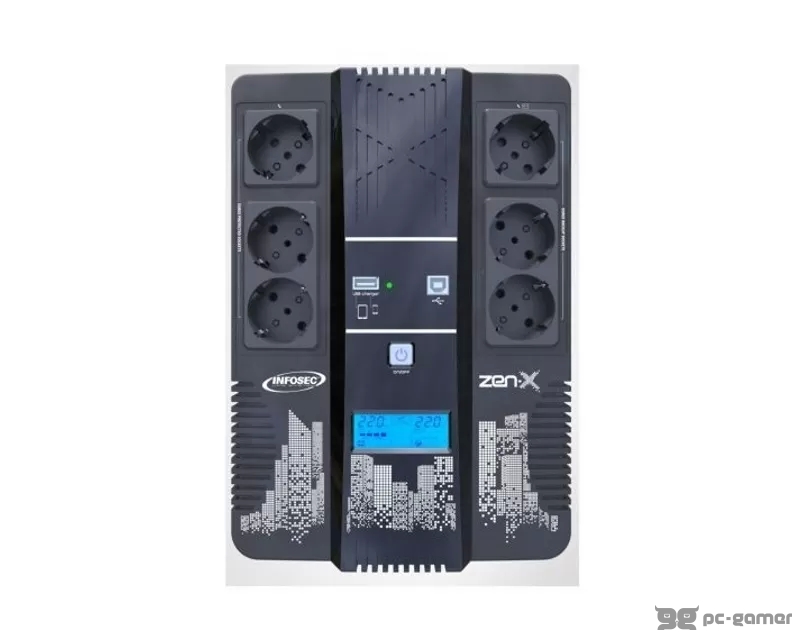INFOSEC COMMUNICATION Zen-X 600 FR/SCHUKO